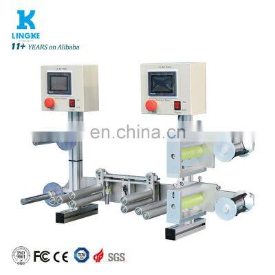 New Design Rotational Speed 0-500Rpm/Min Semi-Automatic Double Film Winding Machine Roll Of Film For Ultrasonic Welding Machine photo-2