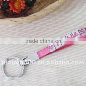 free shipping DIY letter slide for key chain