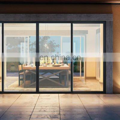 Factory Standard Frameless Aluminum Sectional Interior Noiseless Sliding Doors