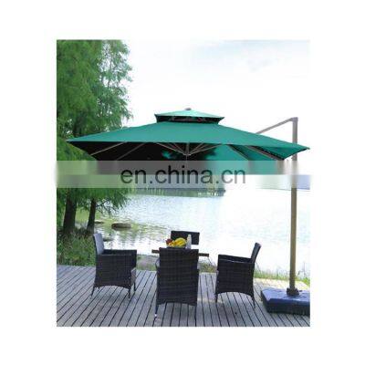 European big round outdoor sun garden umbrella furniture sets