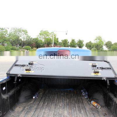 pickup truck bed cover aluminum Hard tri-fold hilux tonneau cover for Jeep gladiator hilux