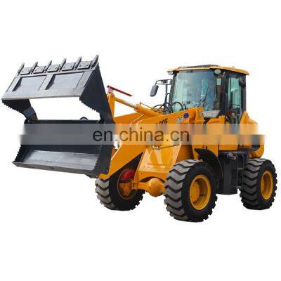 Factory supplier New Arrival Chinese cheap steer loader 2 ton mini small wheel loader 2 ton 3 ton 4 ton with CE