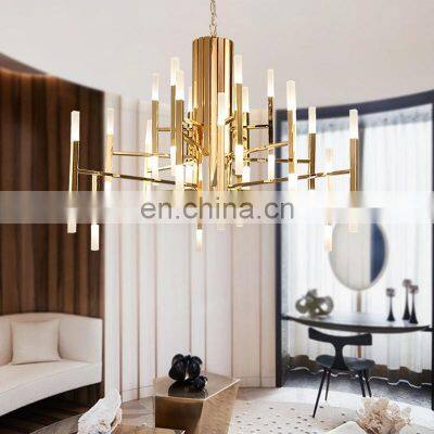 Nordic LED Chandelier Creative Pendant Light For Living Room Dinner Room Luxury Retro Led Ceiling Hanging Lamp