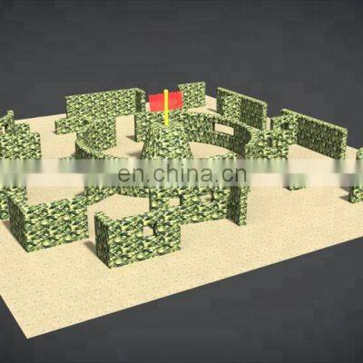 Cheap Manufacturer Inflatable Paintball Bunkers Set X Shape With High Quality photo-4