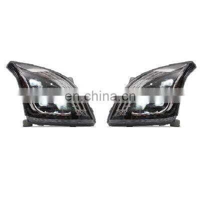 MAICTOP car facelift LED DRL head light headlight for land cruiser prado 120 fj120 2003-2009 headlamp