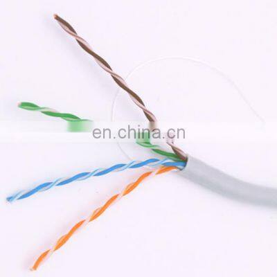 Excellent quality ethernet 305m 4 pairs utp cable cat 5 cat5e network cable with low price