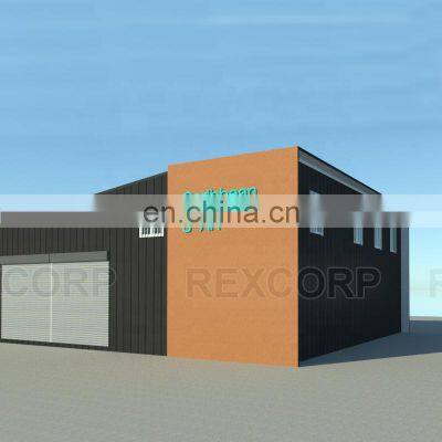 Galvanised Heavy Steel Structure Warehouse Workshop Prefabricated Building Factory Manufacturer photo-2