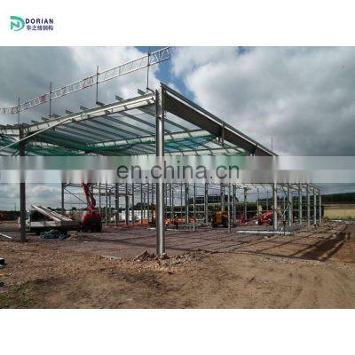 used steel structure shed buildings steel fabrication workshop iso