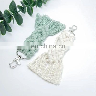 Hot Sale Macrame Keychain And Purse Charm Sale in Bulk keychain boho macrame Vietnam Supplier