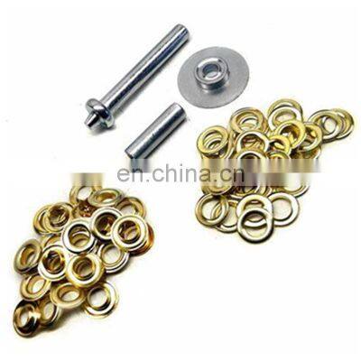 12mm Steel Sliver Or Gold Tarpaulin Tarp Banner Craft Garment Eyelets Grommets With Washers photo-3