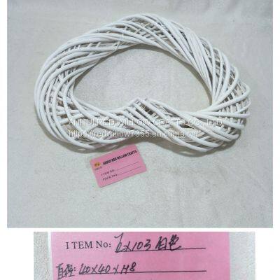 Hot Sale New Design White Color Full Willow Heart Shape Flower Wreath photo-2