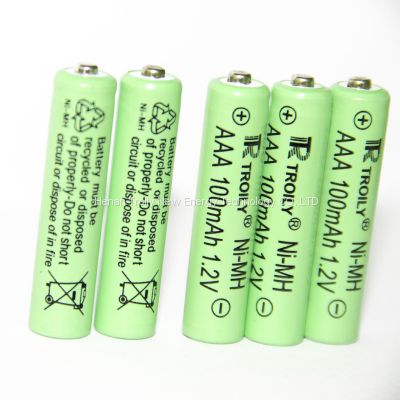 TROILY Ni-MH AAA100mAh 1.2V rechargeable battery