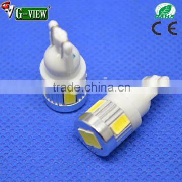 hotsale W5W t10 led 194 6SMD 5630 led auto light 24v led