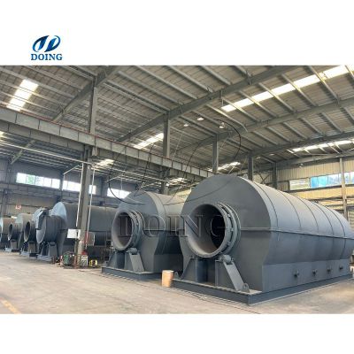 1-20 Tons Recycling Waste Tyre to oil Production Line Pyrolysis Plant Plastic to oil converter unit