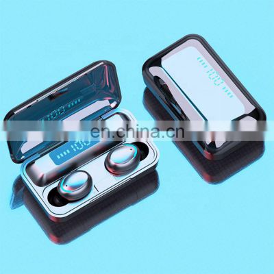 HIFI F9-5c Wireless Earbuds Led Display Earphones F9 With Power Bank 2000 Mah Tws Gaming Headset