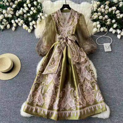 Floral Printed Fabric 80% Nylon Polyamide 20% Spandex Fabric Seamless Fabric For Women's Elegant Clothing
