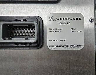 Woodward PCM128-HD ECU ECM / Деление D/ Партийный номер 8237-1104
