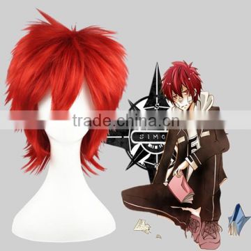 High Quality 35cm Short Straight UTA NO PRINCE SAMA Red wig Synthetic Anime Wig Cosplay Hair Wigs Party Wig