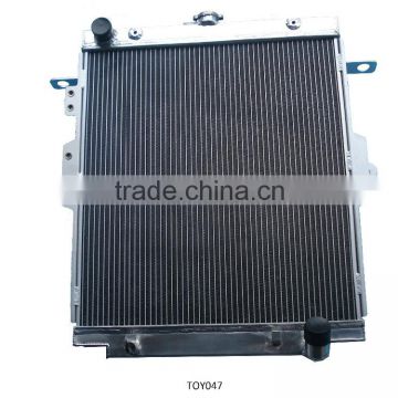 landcruiser aluminum radiator for toyota Landcruiser HZJ75 91-99 MT