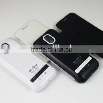 For Samsung Galaxy S4 mini high capacity external rechargeable battery cover case 2600 mAh