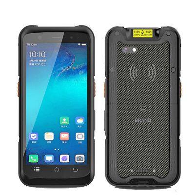 Cheapest Factory 5.5'' Android 10 2.0Ghz 4G Rugged PDA Mobile Phone Waterproof Rugged PDA Handheld Terminal with 2D Scanner NFC