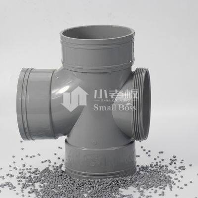 SMALL BOSS U-PVC Compounds/ Rigid PVC Granules for Pipe Fittings Injection Molding photo-3