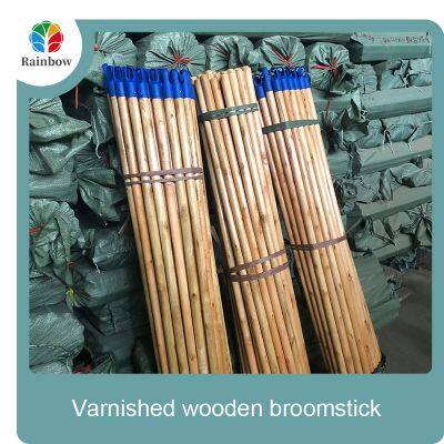 Straight Round Thick Wooden Stick Broom and Mop Sticks photo-2