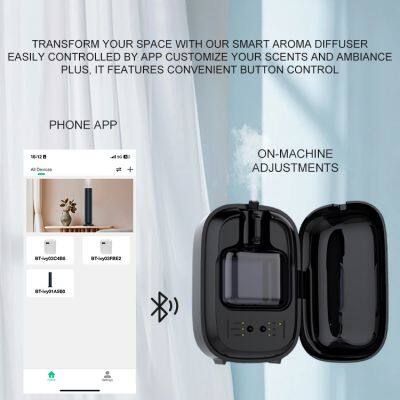 Public Restroom Odor Control Wall Mounted Scent Smart Timing Two Fluid Essential Oil Diffuser photo-4