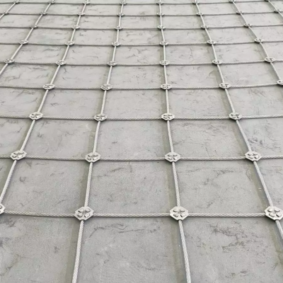 316 Stainless Steel Rope Mesh Crane Floodlights Fall Protection Nets Steel Wire Mesh Anti-Drop Cover Safe Net photo-4