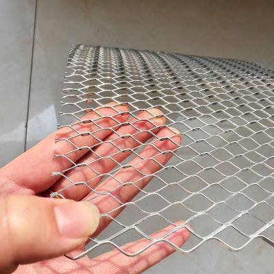 Hot Dipped Galvanized Expanded Metal Rib Lath Mesh-Plate Thickness of 0.35mm, 0.6m X 2.5m photo-3