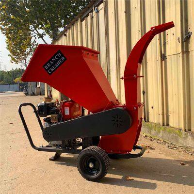 Tree branch crusher, fruit tree branch shredder, multi-functional gasoline/diesel electric wood and straw shredder