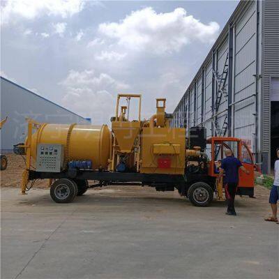 vehicle-mounted asphalt heating equipment, water dust removal asphalt mixer, 1.5-cubic-meter automatic feeding mixer