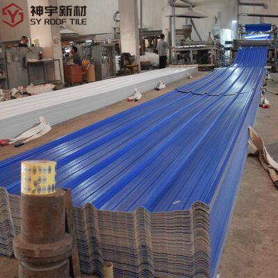 Теплоизоляционные гофрированные кровельные листы из пластика UPVC / Трехслойные кровельные черепицы UPVC / Испанские черепицы pvc Tejas Антикоррозионный PVC