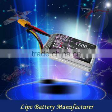 1500mah 11.1v electric car battery RC helicopter battery toy battery