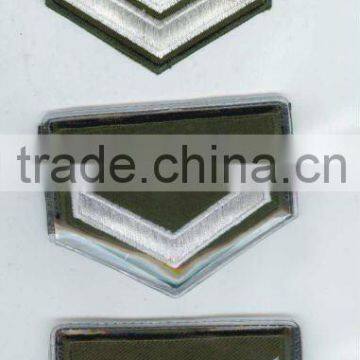 Embroidery rank badges patches Uniform accessories Aigullettes