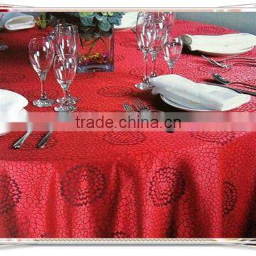 Upscale Hotel Dining Table Cloth Jacquard Table Cloth photo-4
