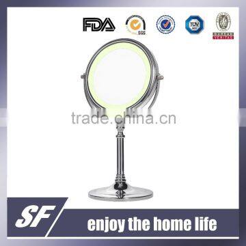 Table Decorative /LED Light / Iron / Magnifying / Chromeplate Makeup Mirror