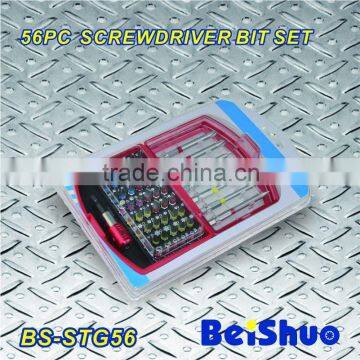 56pcs magnetic multi screwdriver bit set