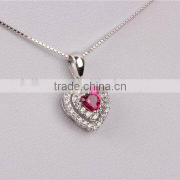 2015 New Design Silver Jewelry for Girl 925 Sterling Silver Pendent Necklace photo-4