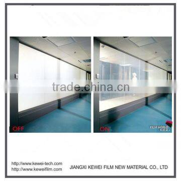 1800*3600mm Max size non-adhesive PDLC Smart film,Switchable smart film