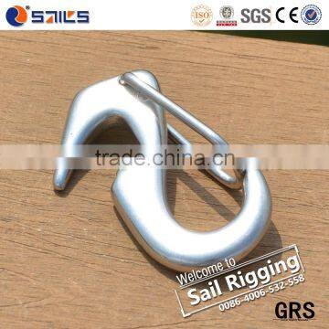 high polished stainless steel open end spring hook