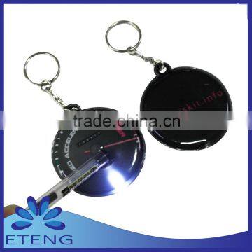 custom PVC LED key ring keychain