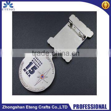 High quality promotion custom memorial medal pin badge