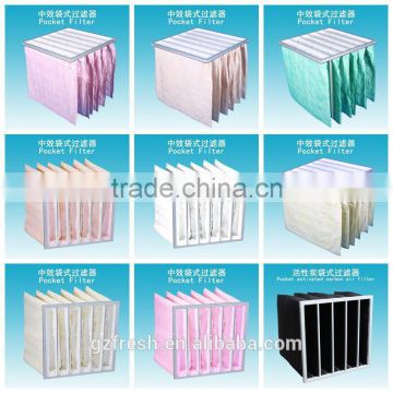 Factory Price bag filter, pocket dust collector, air purifier filter