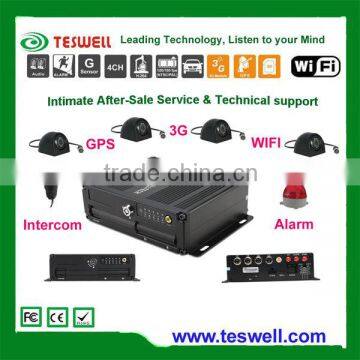 4 channel H.264 MDVR h 264 dvr support 3g mobile phone viewing