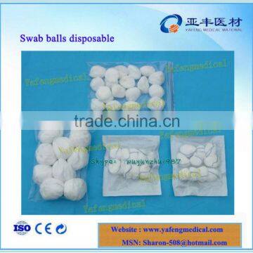 Absorbent medical disposable eto sterilize cotton ball