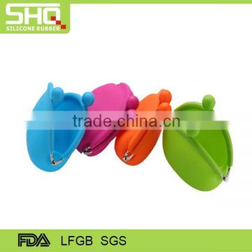 High quality customer design silicone coin bag