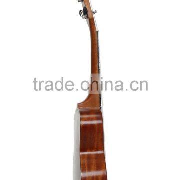 UKU Wholesale 21" Engraving Lovely Soprano Wooden Ukulele With Ukulele Case Bag photo-3