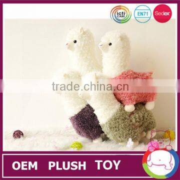 Custom Wholesale Handmade Pink Alpaca Plush 2015 photo-3