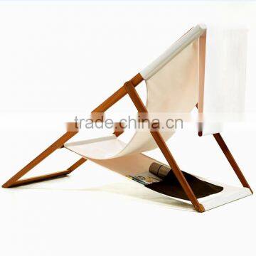 XZ Shape Folding Wooden Beach Chair Backpack